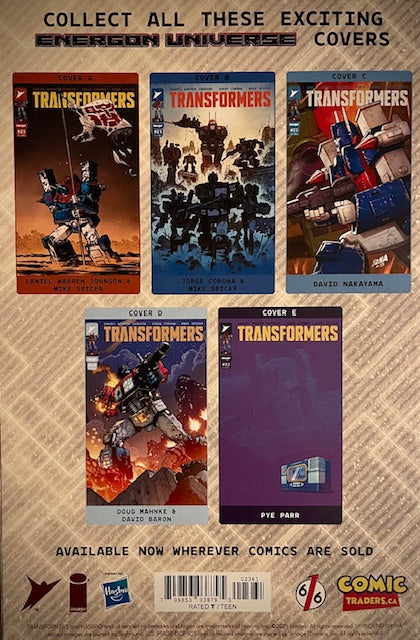 TRANSFORMERS #23 - BJORN BARENDS MATTE FOIL VARIANT
