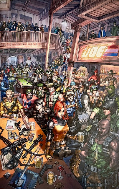GI JOE REAL AMERICAN HERO #321 - ALAN QUAH VIRGIN VARIANT