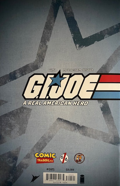 GI JOE REAL AMERICAN HERO #321 - ALAN QUAH VIRGIN VARIANT