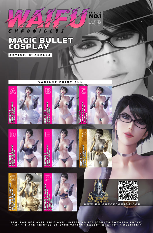 WAIFU CHRONICLES #1 - MAGIC BULLET COSPLAY by Wickella - PREORDER