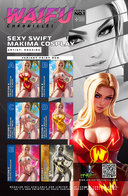 WAIFU CHRONICLES #1 - SEXY SWIFT MAKIMA COSPLAY by Dhaxina