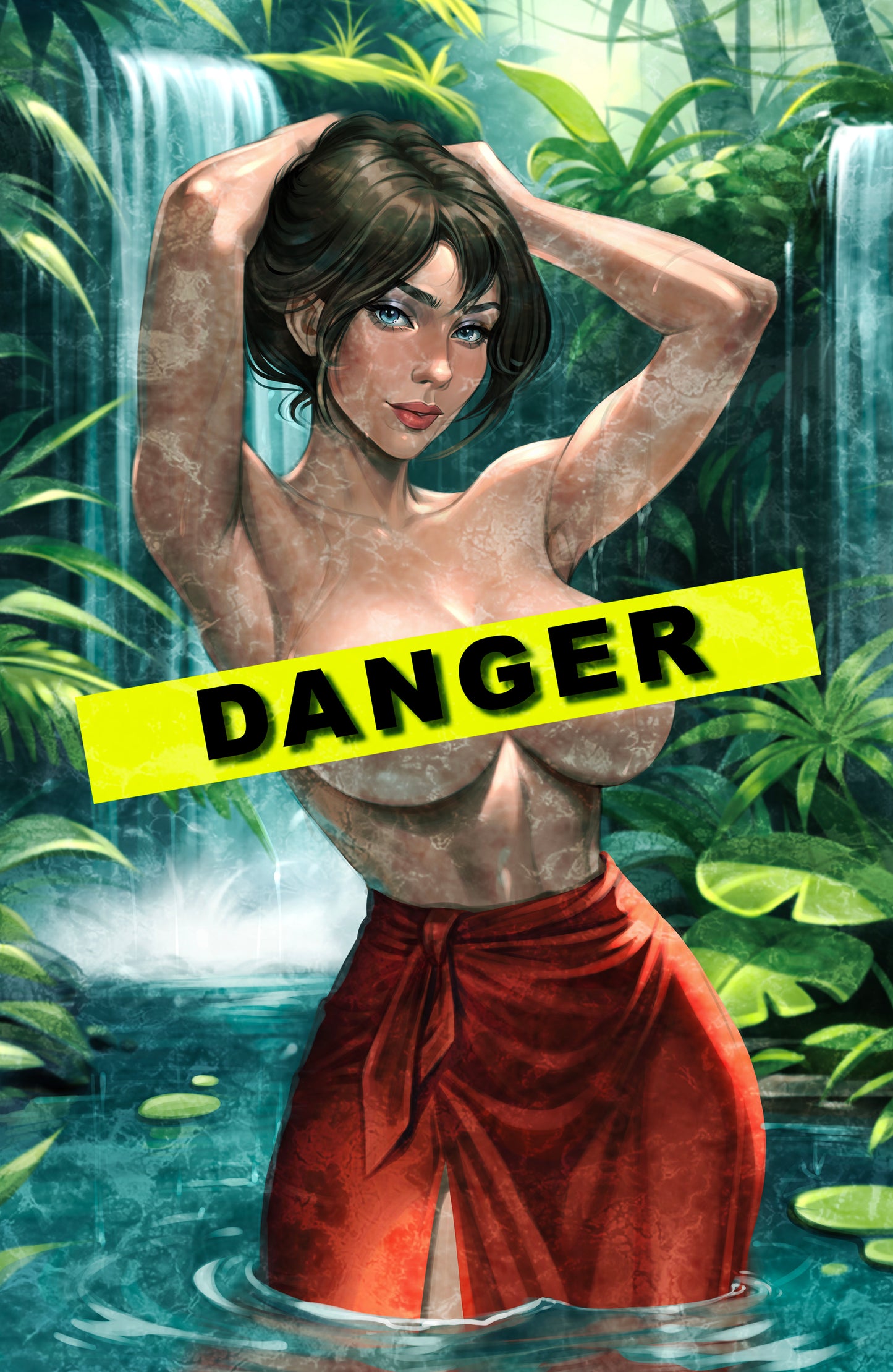 WAIFU CHRONICLES #1 - JUNGLE QUEEN COSPLAY - HOLOFOIL/LAVA FOIL/LEATHER - by Pilnikova