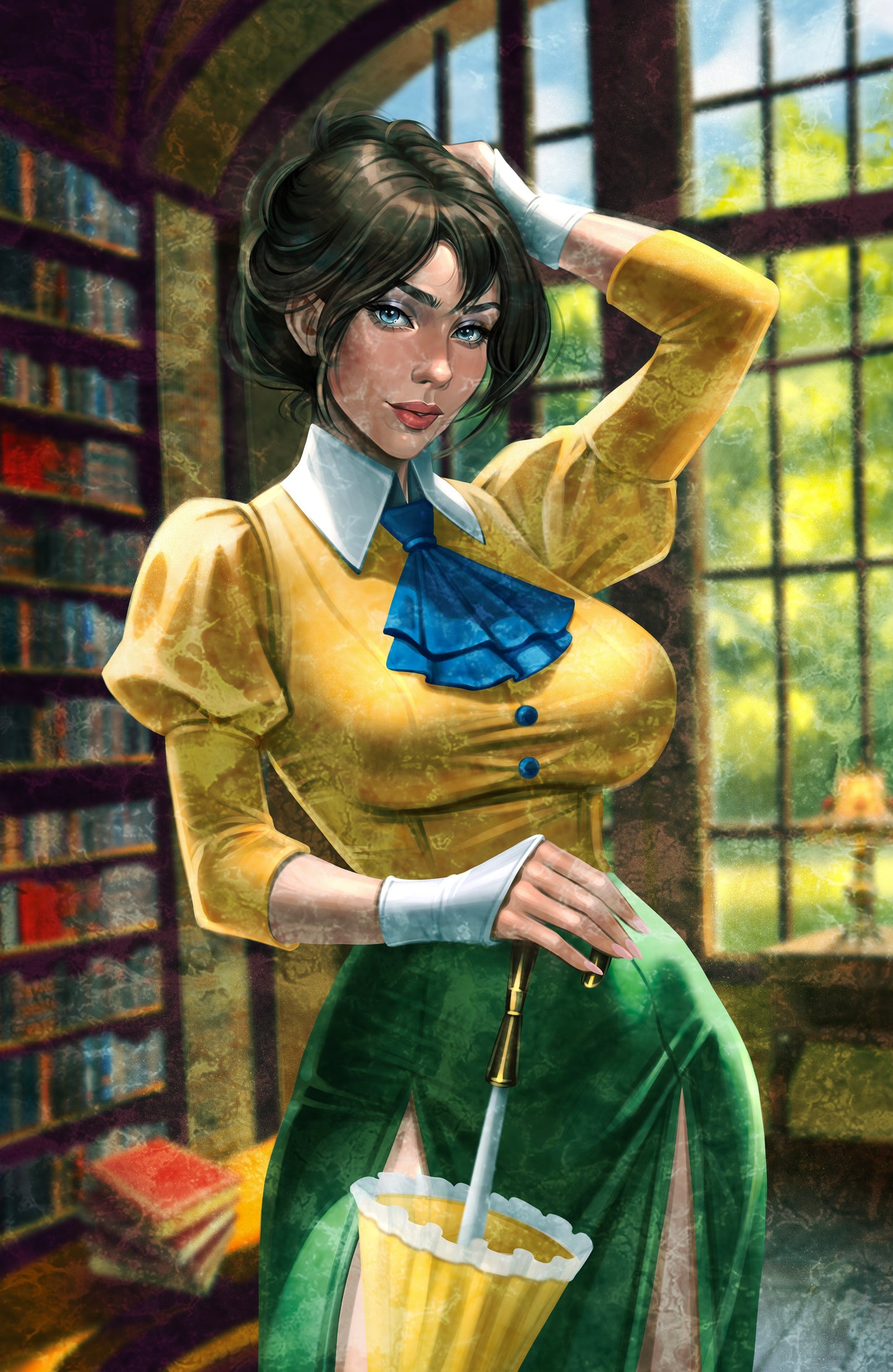 WAIFU CHRONICLES #1 - JUNGLE QUEEN COSPLAY - HOLOFOIL/LAVA FOIL/LEATHER - by Pilnikova