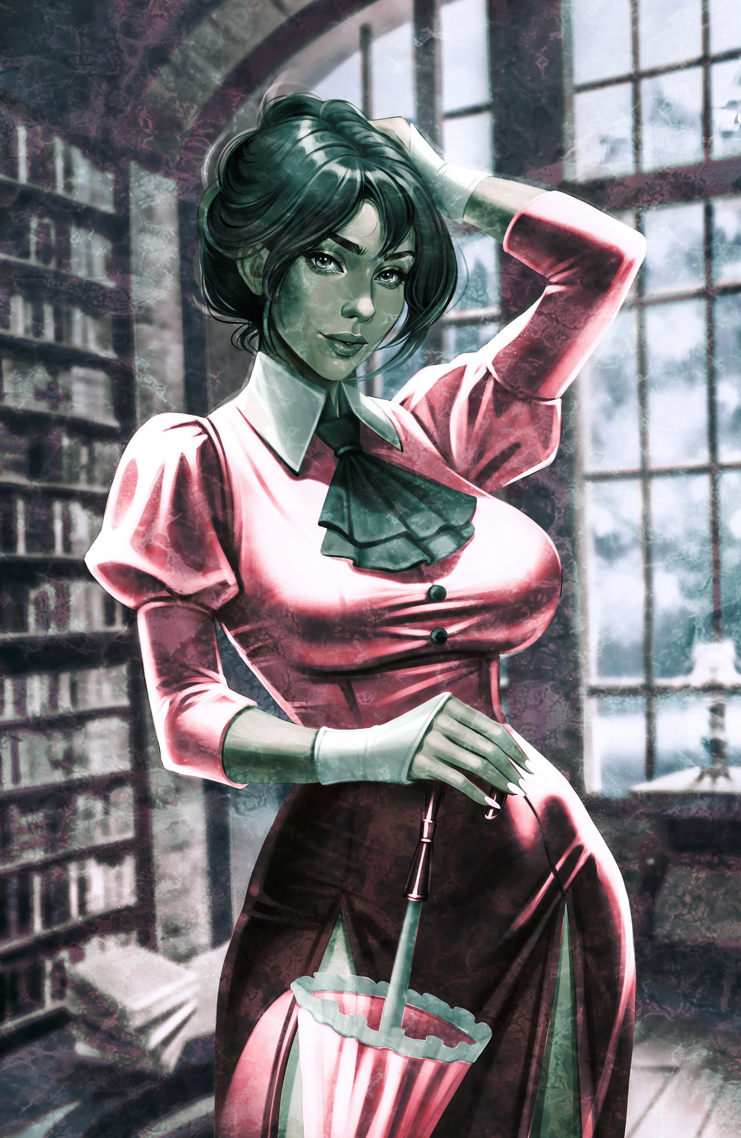 WAIFU CHRONICLES #1 - JUNGLE QUEEN COSPLAY - HOLOFOIL/LAVA FOIL/LEATHER - by Pilnikova