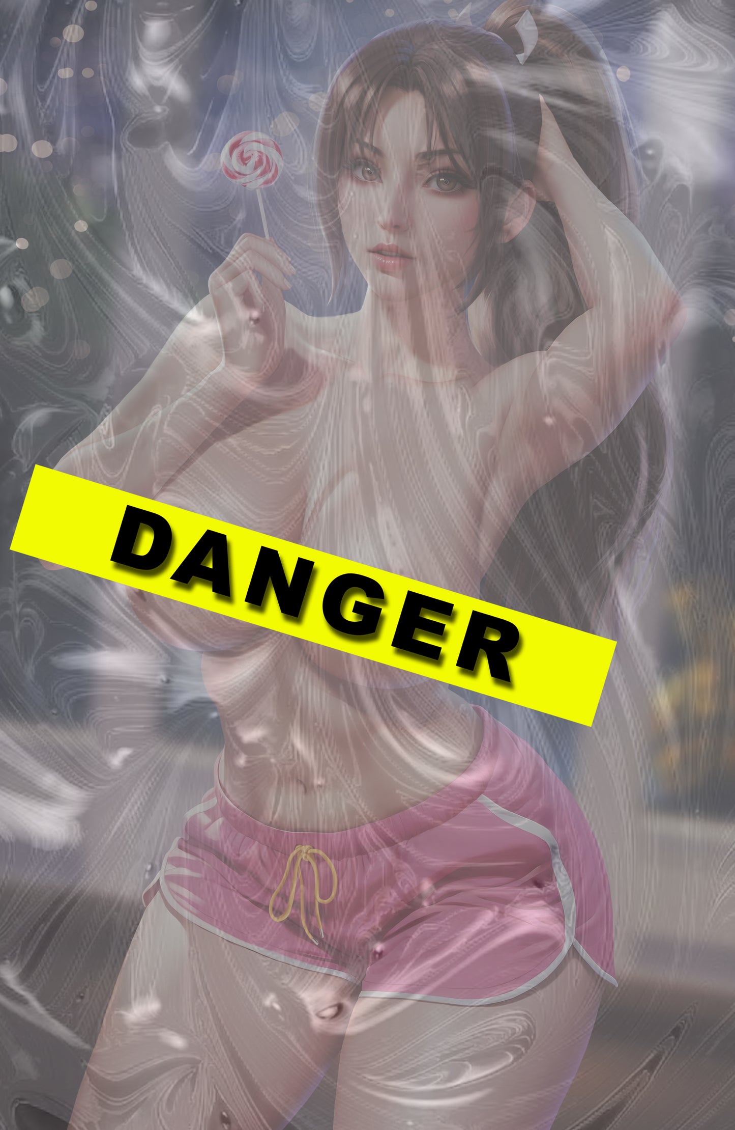 WAIFU CHRONICLES #1 - FAN SHINOBI COSPLAY - HOLOFOIL/LAVA FOIL/LEATHER - by Danejo - Preorder