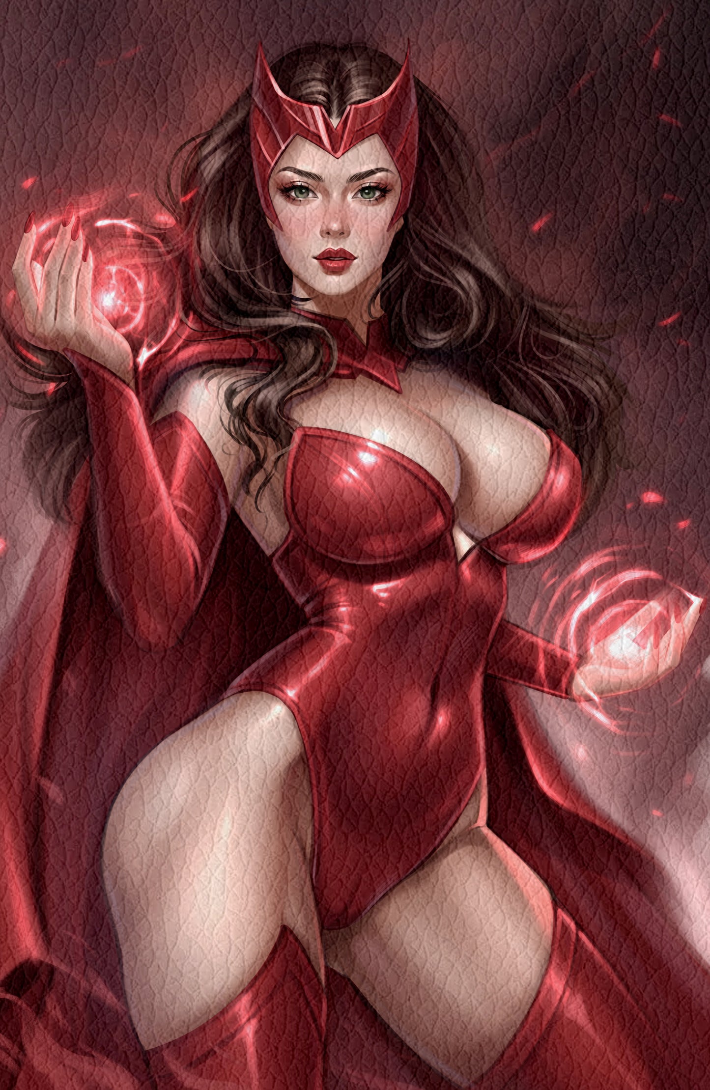 WAIFU CHRONICLES #1 - SPELLBOUND COSPLAY - HOLOFOIL/LEATHER - by Pilnikova Art - Preorder