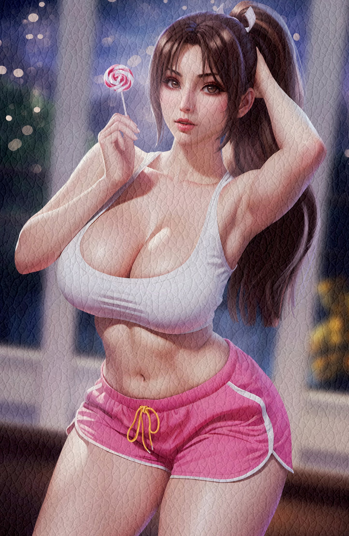 WAIFU CHRONICLES #1 - FAN SHINOBI COSPLAY - HOLOFOIL/LAVA FOIL/LEATHER - by Danejo - Preorder