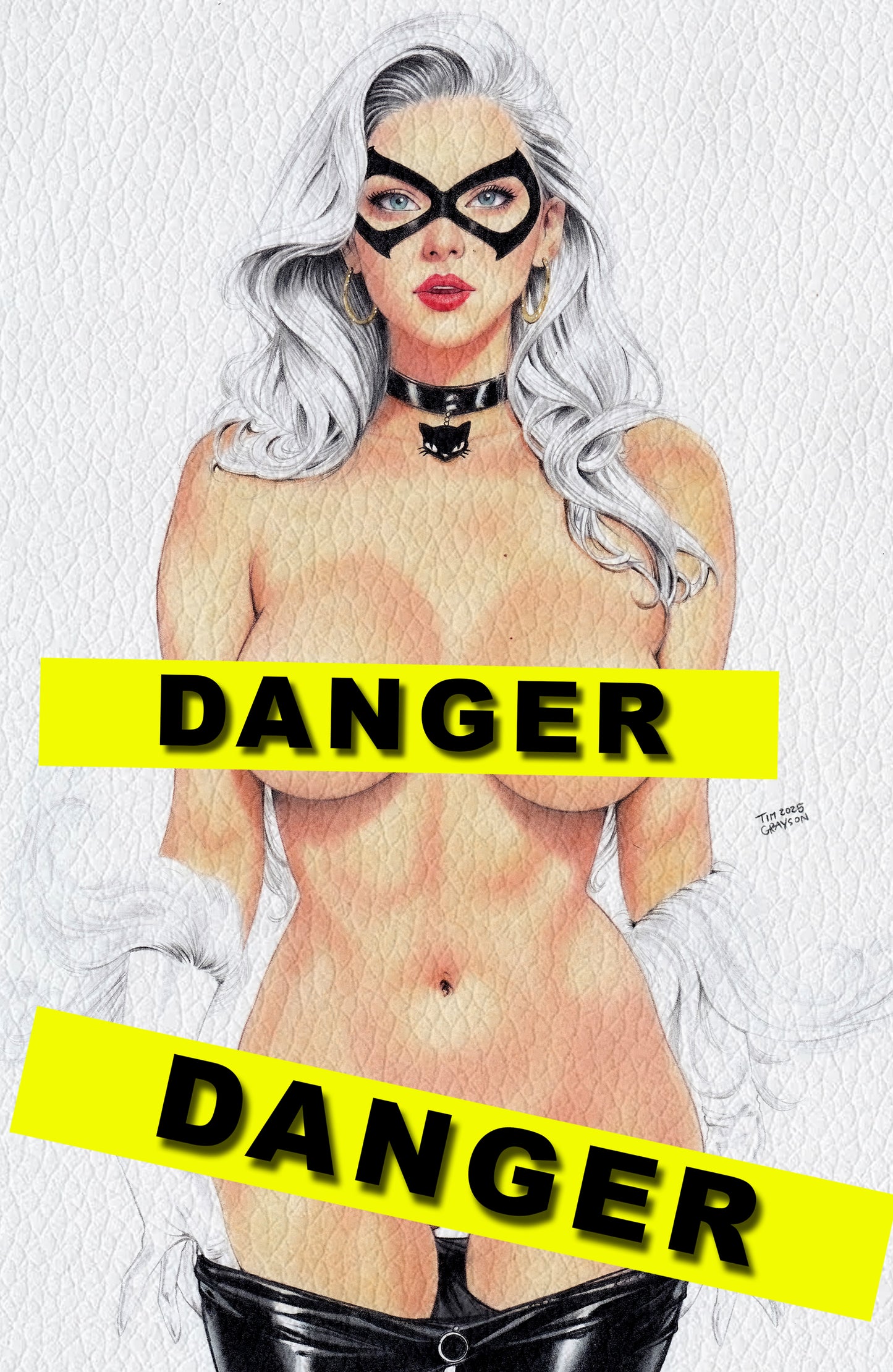 WAIFU CHRONICLES #1 - EROTICAT COSPLAY - HOLOFOIL/LAVA FOIL/LEATHER - by Tim Grayson - Preorder