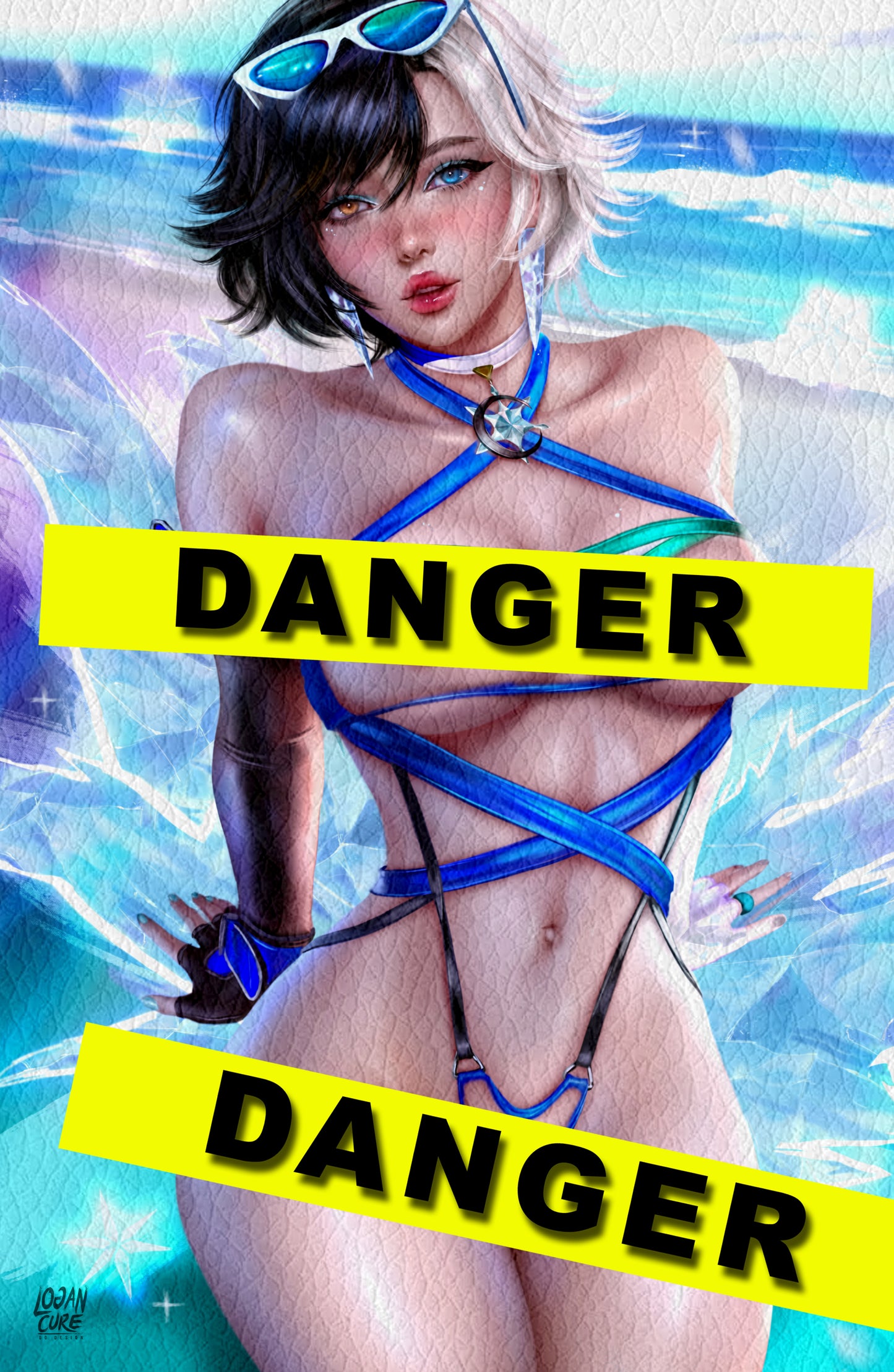 WAIFU CHRONICLES #1 - WINTER CHILL COSPLAY - HOLOFOIL/MAGMA FOIL/LEATHER - by Logan Cure - PREORDER