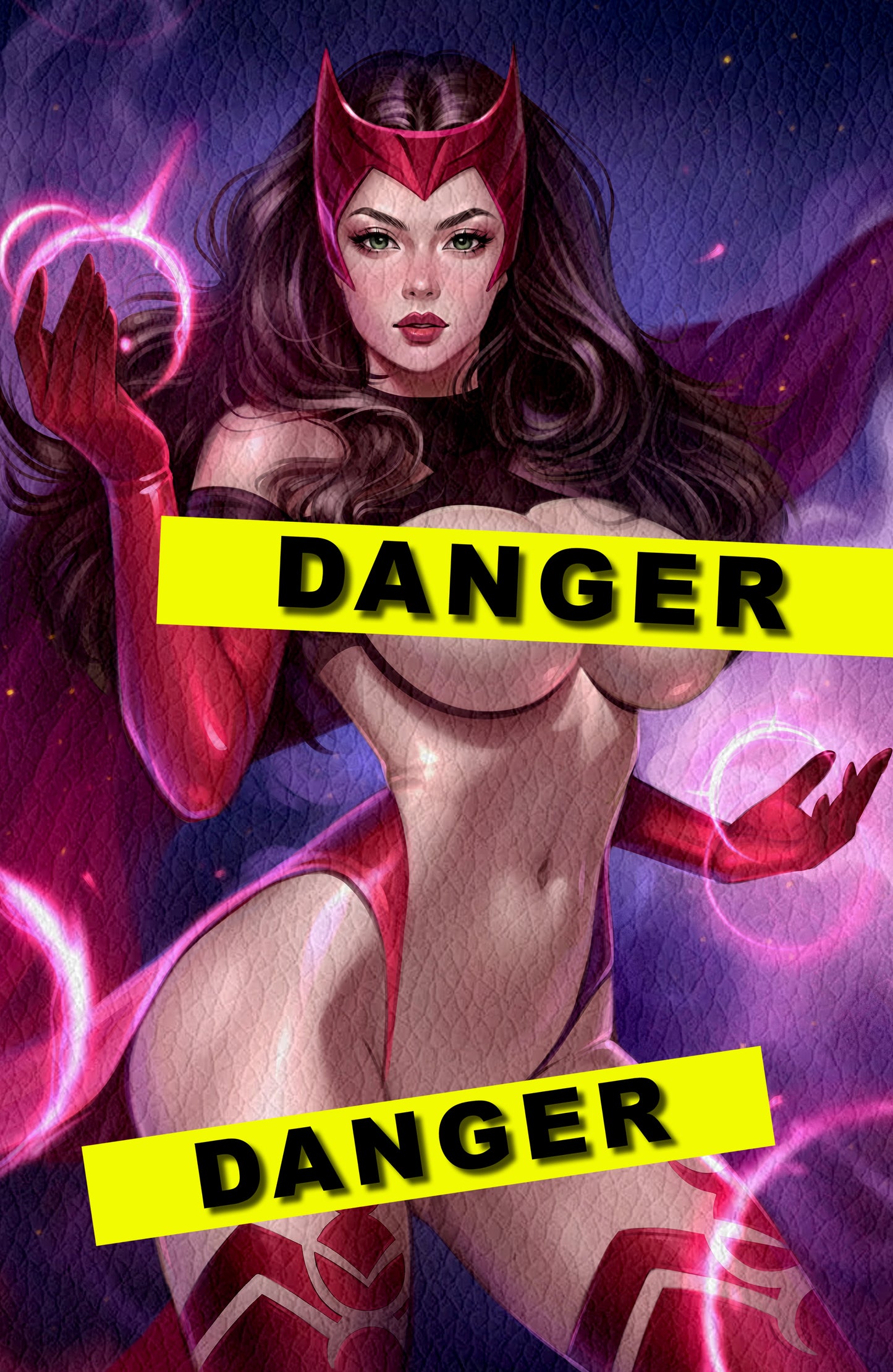 WAIFU CHRONICLES #1 - SPELLBOUND COSPLAY - HOLOFOIL/LEATHER - by Pilnikova Art - Preorder