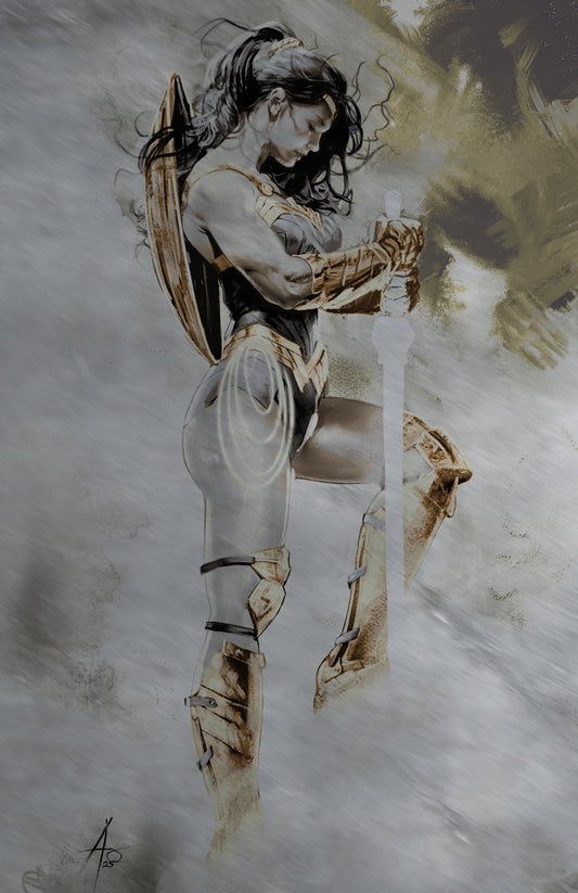 FAME GAL GADOT - RUDY AO METAL VARIANT C2E2 2025 EXCLUSIVE GOLD EDITION