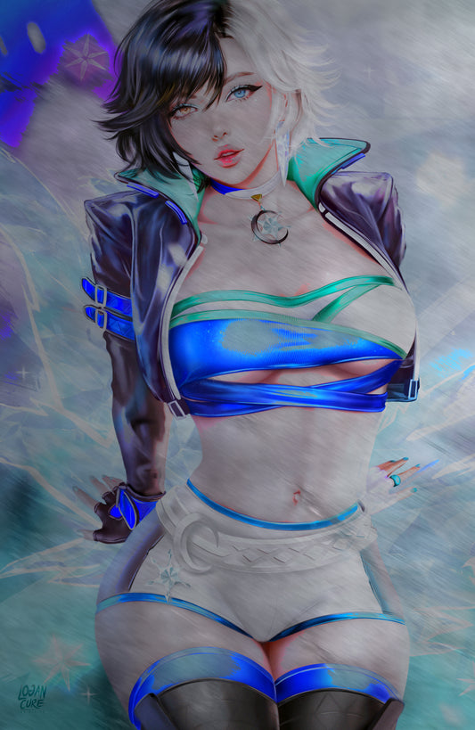 WAIFU CHRONICLES #1 - WINTER CHILL COSPLAY - METAL - by Logan Cure - PREORDER