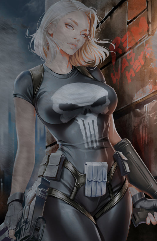 WAIFU CHRONICLES #1 - VIGILANTE REM COSPLAY - METAL - by Katya Sinyukhina - PREORDER +(CRYSTAL CLEAR BOARD)