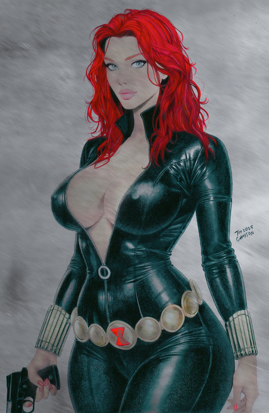 WAIFU CHRONICLES #1 - SENSUAL ASSASSIN COSPLAY - METAL - by Tim Grayson +(CRYSTAL CLEAR BOARD)