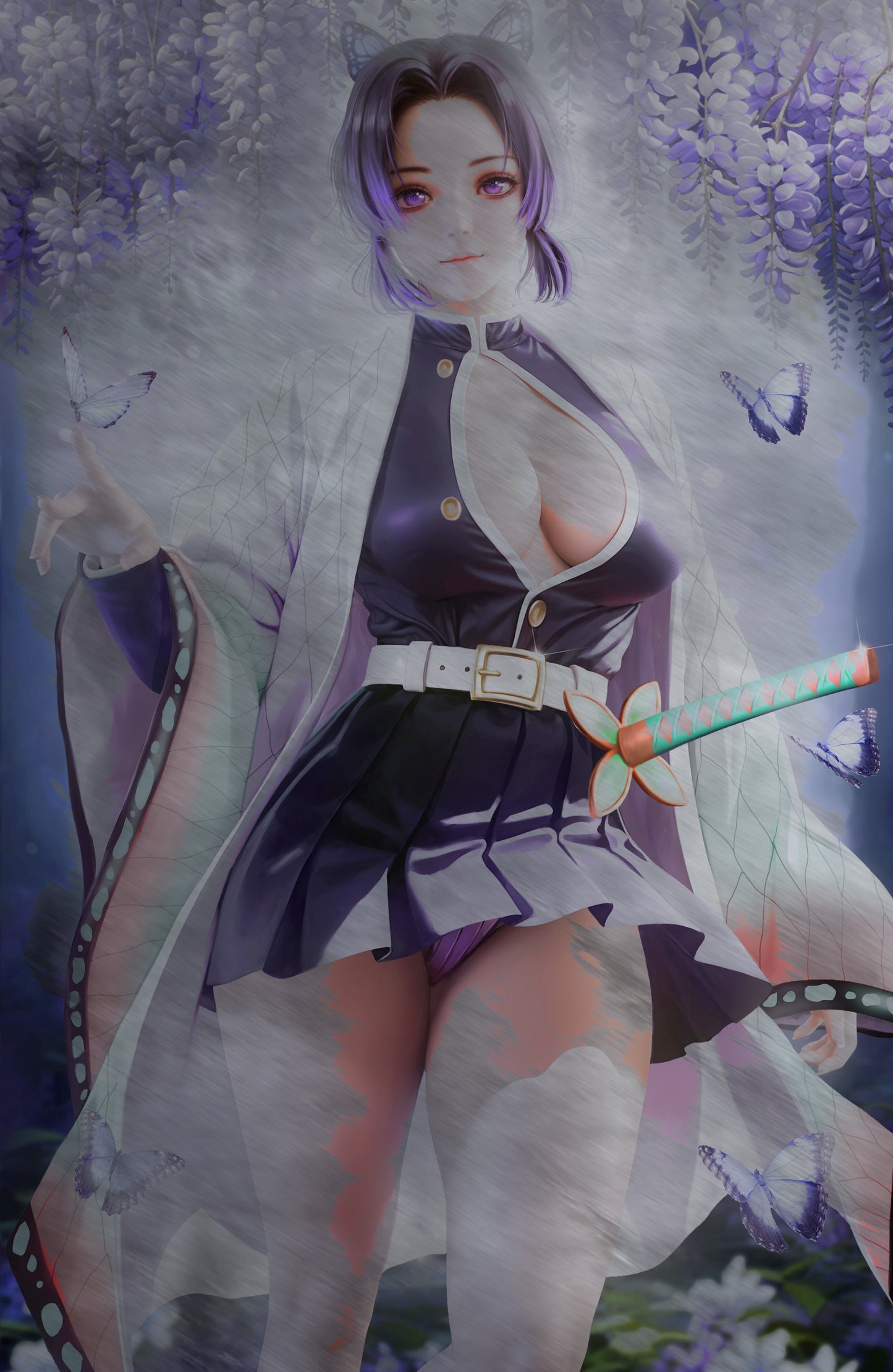 WAIFU CHRONICLES #1 - PURPLE SLAYER COSPLAY - METAL - by Danejo - Preorder