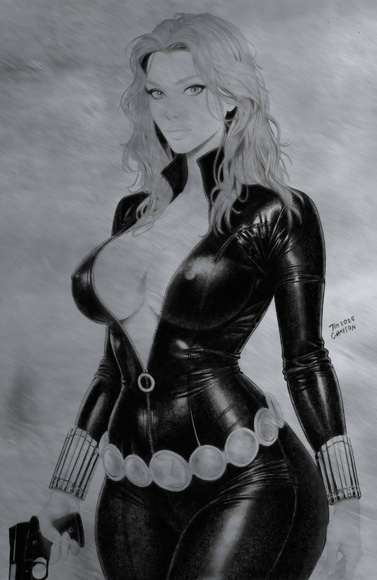 WAIFU CHRONICLES #1 - SENSUAL ASSASSIN COSPLAY - METAL - by Tim Grayson +(CRYSTAL CLEAR BOARD)