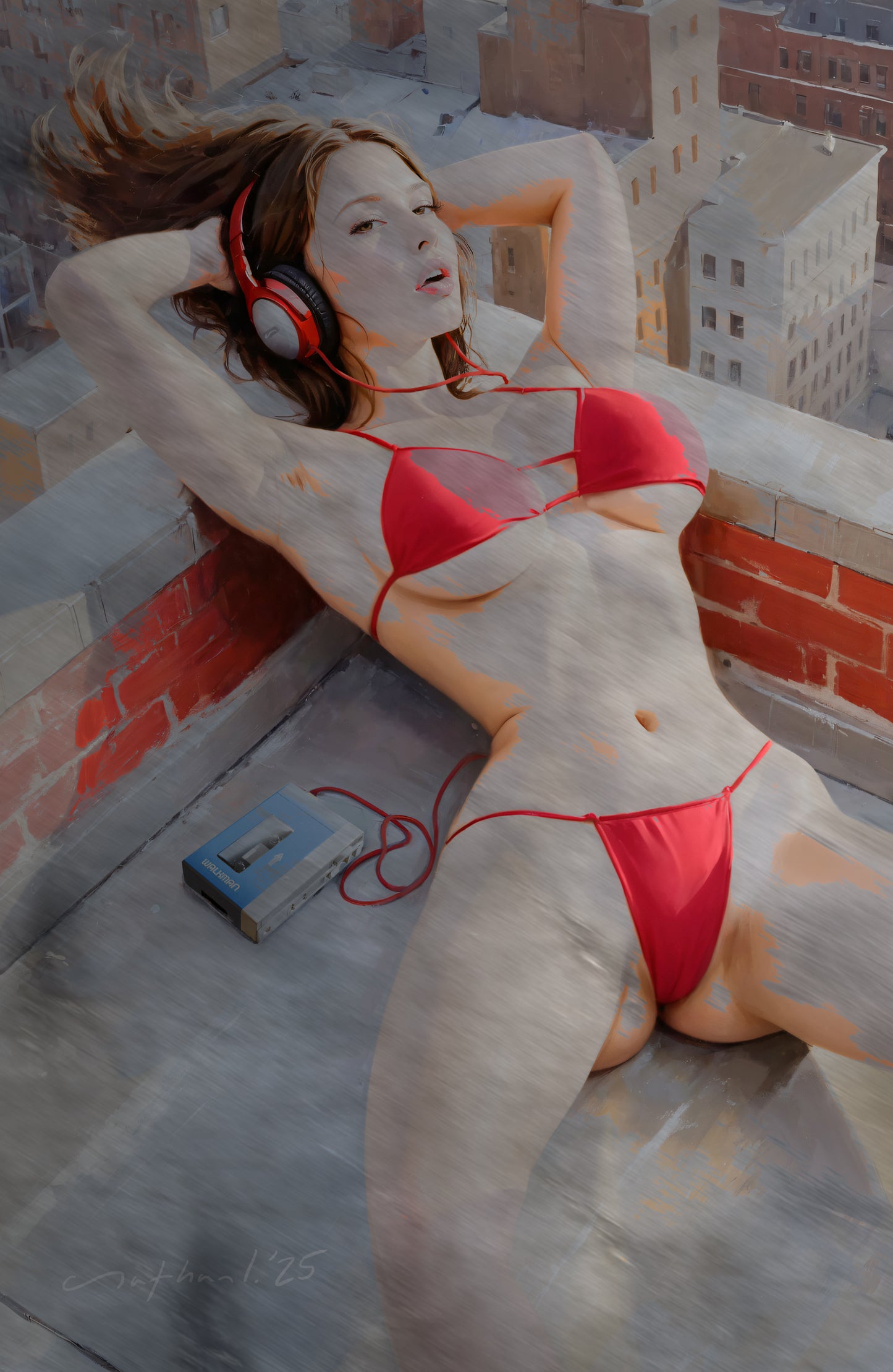 WAIFU CHRONICLES #1 - SUNNING SPIDER COSPLAY - METAL - by Nathan Lorenzana
