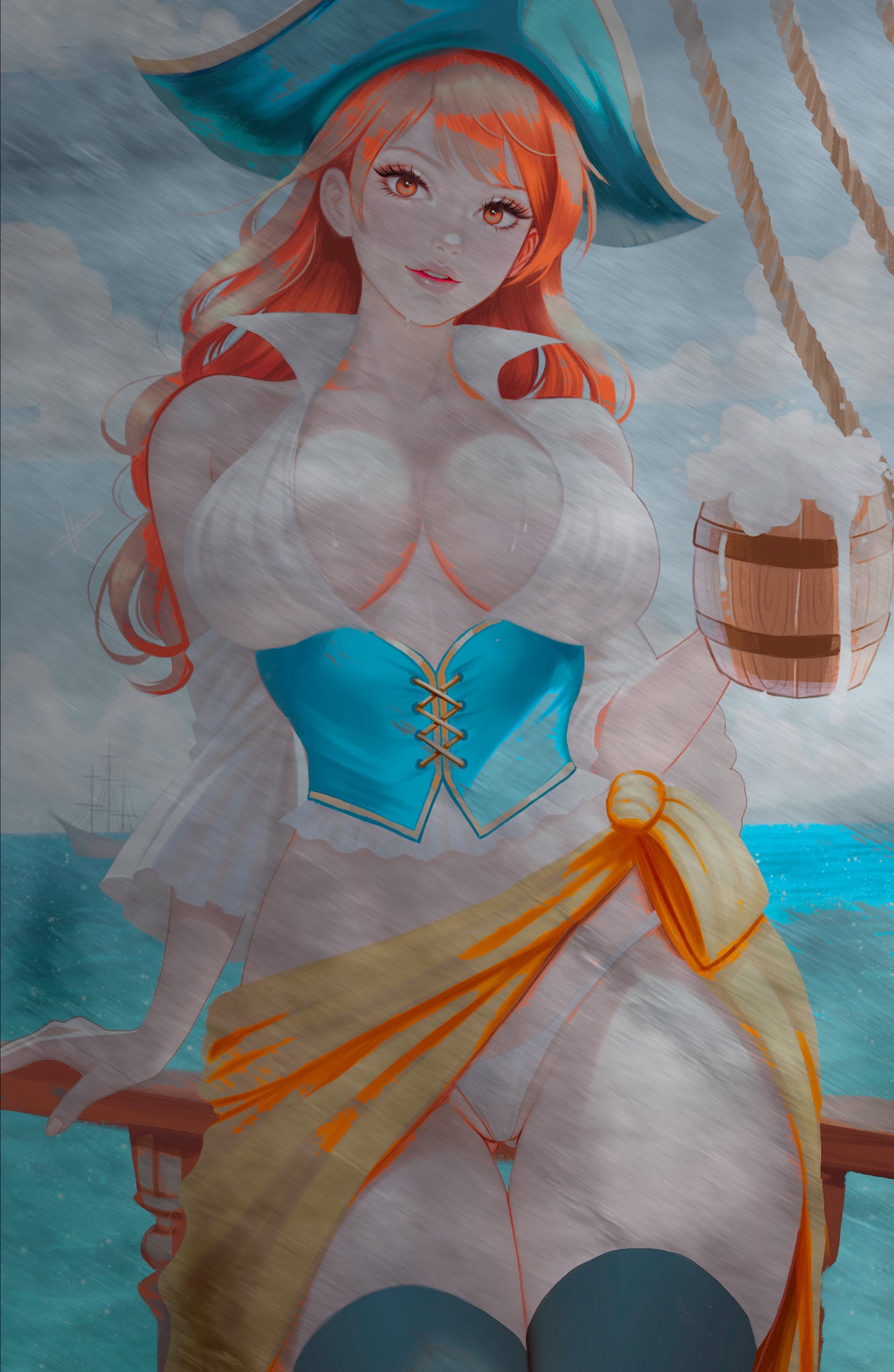 WAIFU CHRONICLES #1 - PIRATES PLUNDER COSPLAY - METAL - by Hanna Lam