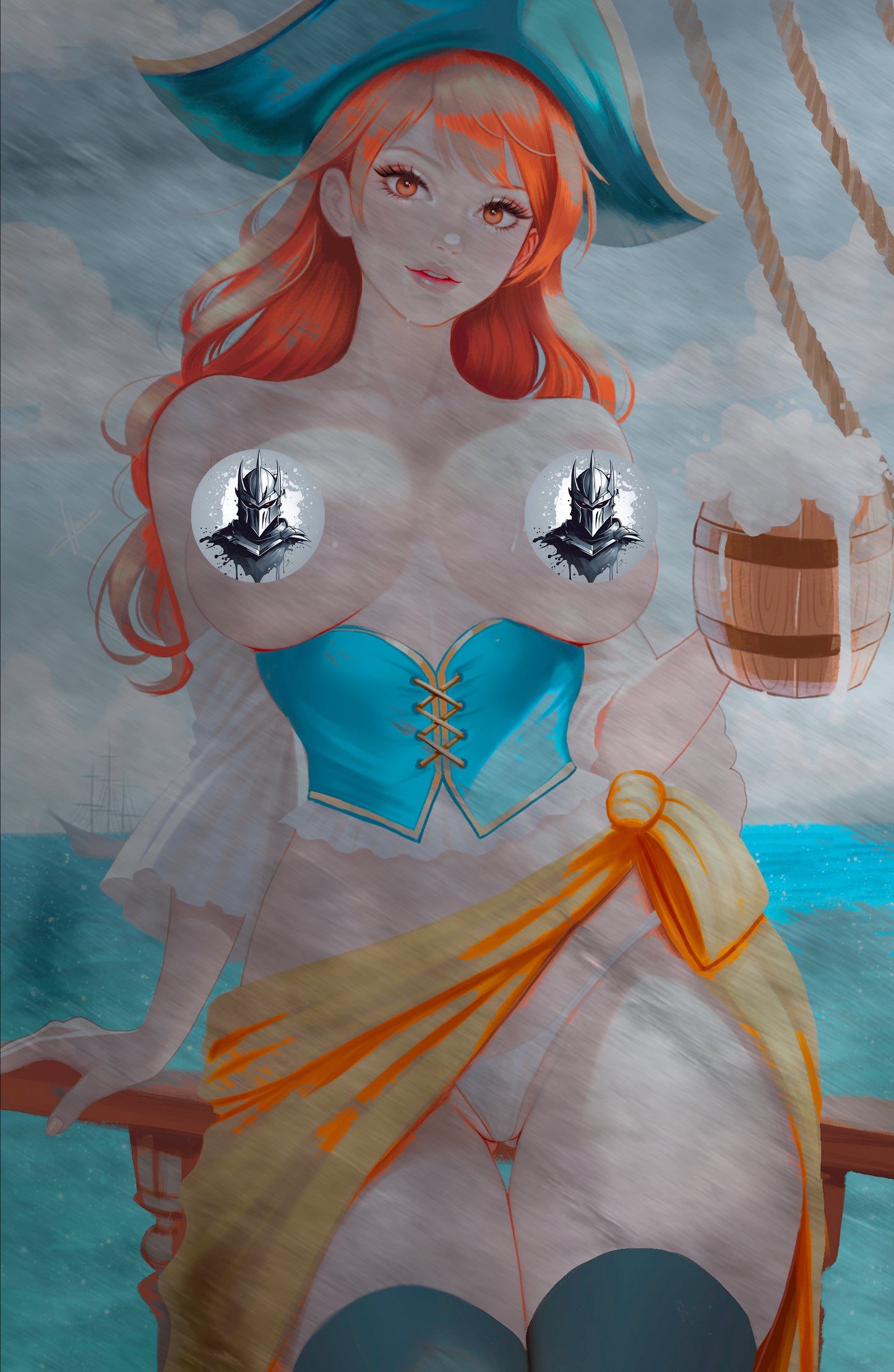 WAIFU CHRONICLES #1 - PIRATES PLUNDER COSPLAY - METAL - by Hanna Lam