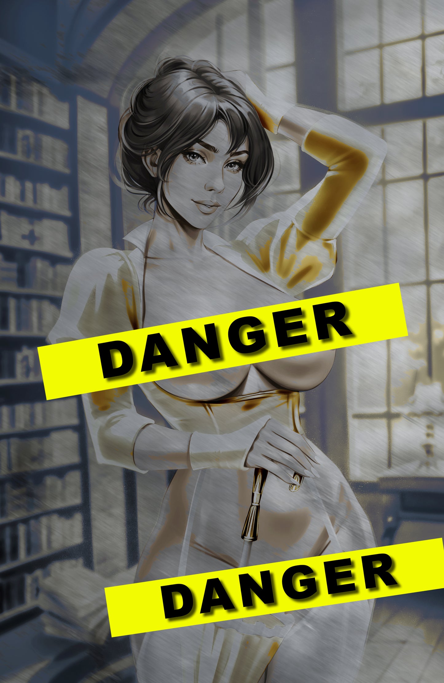 WAIFU CHRONICLES #1 - JUNGLE QUEEN COSPLAY - UV FLAT METAL/ UV WOOD TREATMENT - by Pilnikova - Preorder