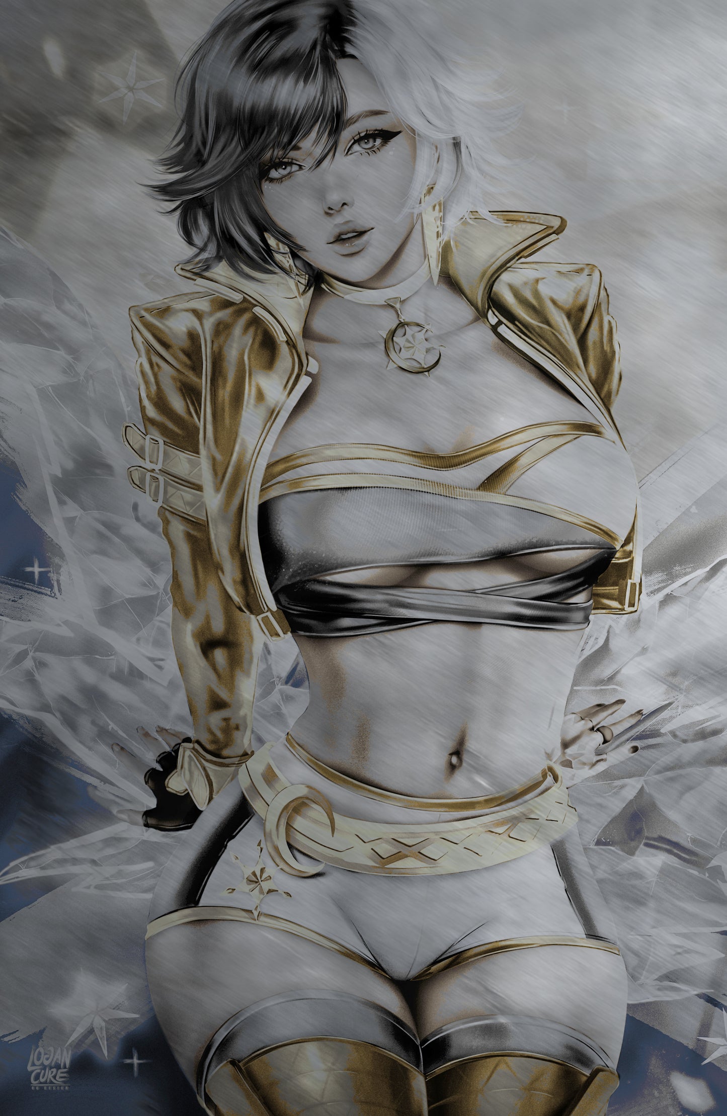 WAIFU CHRONICLES #1 - WINTER CHILL COSPLAY - METAL - by Logan Cure - PREORDER