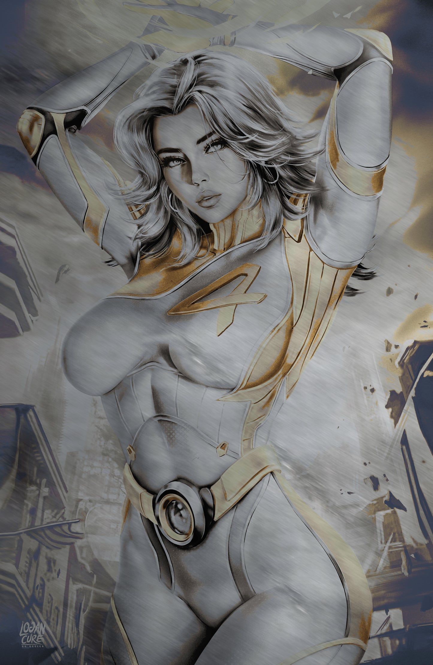 WAIFU CHRONICLES #1 - RAGING STORM COSPLAY - METAL - by Logan Cure