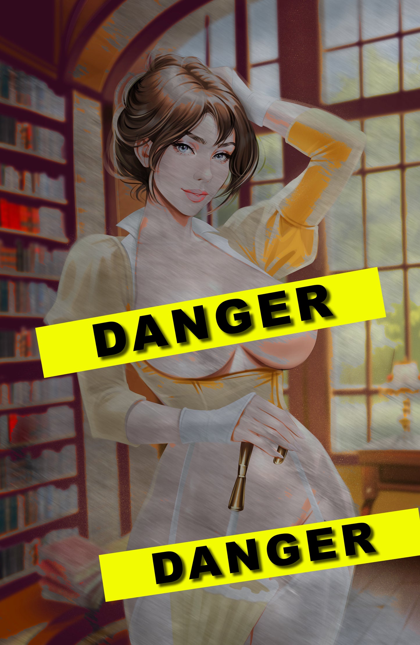 WAIFU CHRONICLES #1 - JUNGLE QUEEN COSPLAY - UV FLAT METAL/ UV WOOD TREATMENT - by Pilnikova - Preorder