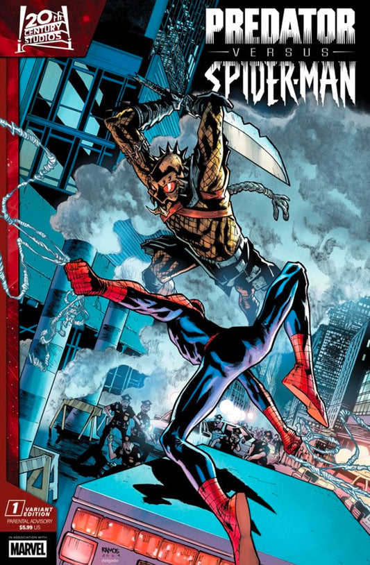 PREDATOR VS SPIDERMAN #1 - HUMBERTO RAMOS TRADE VARIANT RATIO 1:25 INCENTIVE NM+