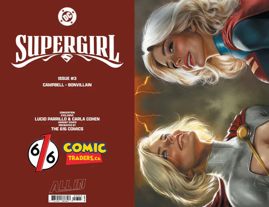 SUPERGIRL #3 - COHEN & PARRILLO HORIZONTAL FOIL VARIANT