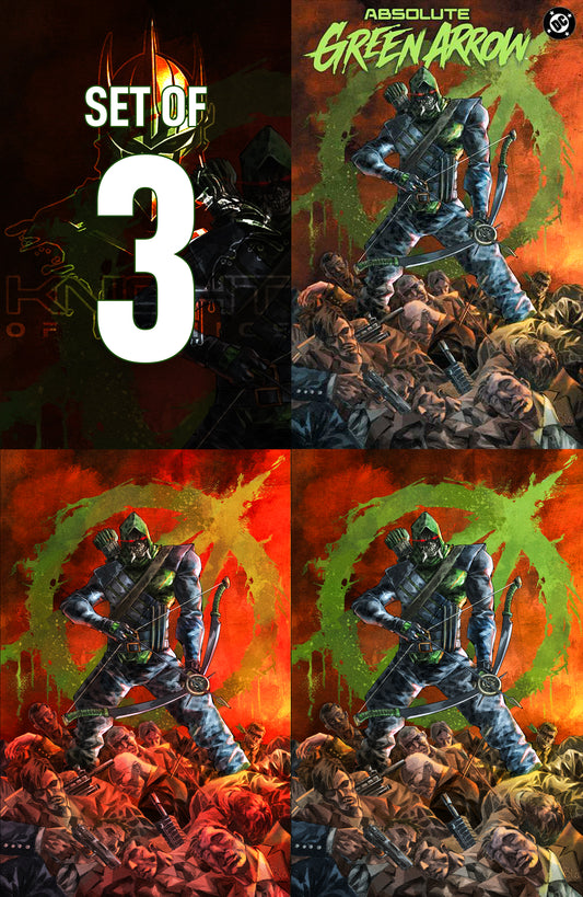 ABSOLUTE GREEN ARROW #1 - ALAN QUAH TRADE, VIRGIN & FOIL VARIANTS BUNDLE SET - Preorder