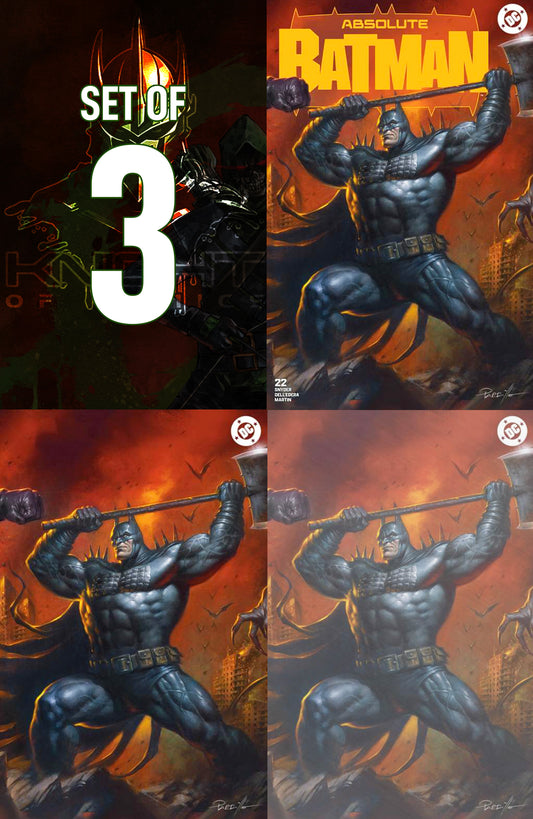 ABSOLUTE BATMAN #22 - LUCIO PARRILLO TRADE, VIRGIN & FOIL VARIANT KNIGHT OF COMICS SDCC 2026 EXCLUSIVE BUNDLE SET - Preorder