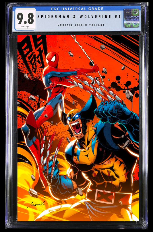 SPIDER-MAN & WOLVERINE #1 GODTAIL VIRGIN VARIANT EXCLUSIVE