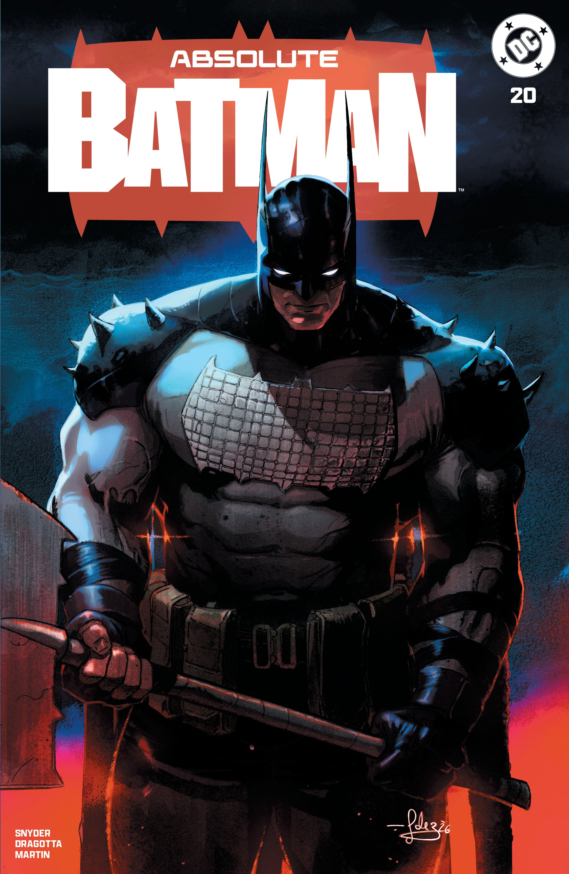 ABSOLUTE BATMAN #20 - JAVIER FERNANDEZ TRADE VARIANT KNIGHT OF