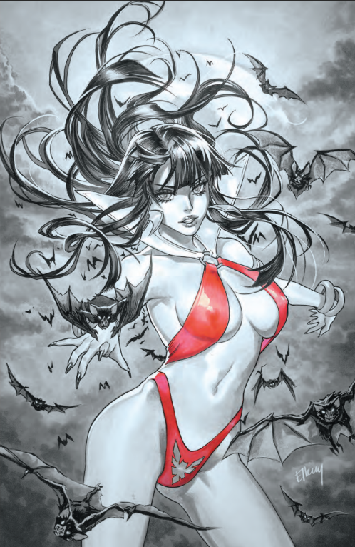 VAMPIRELLA #2 - ELLERY SANTO COVER B VIRGIN VARIANT