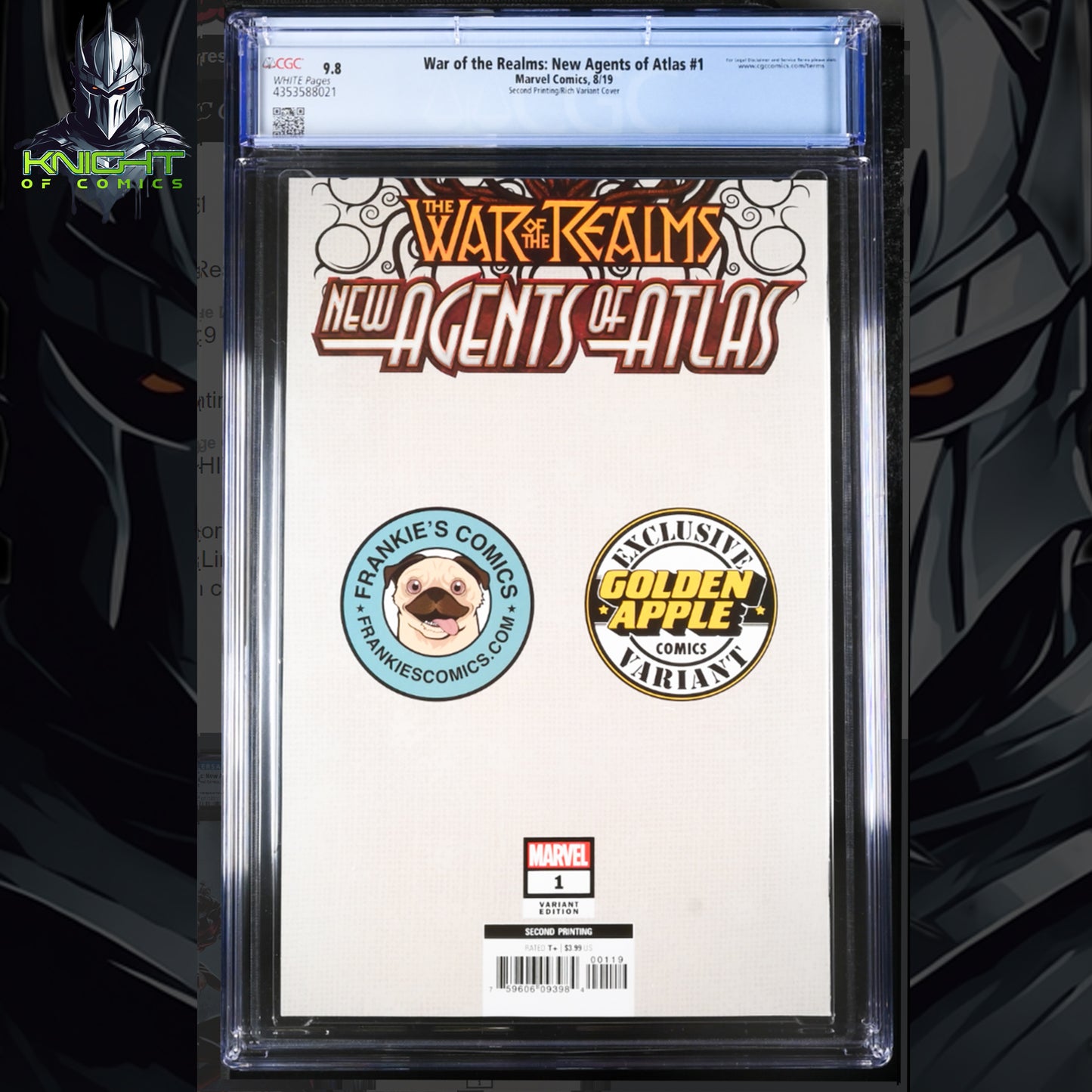 WAR OF THE REALMS NEW AGENTS OF ATLAS #1 - SABINE RICH VIRGIN 🔑KEY CGC 9.8