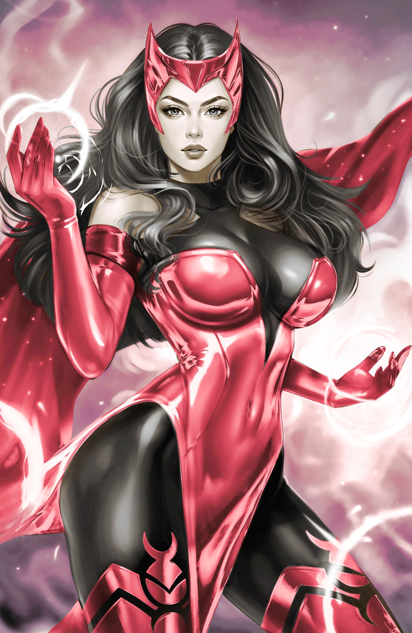 WAIFU CHRONICLES #1 - SPELLBOUND COSPLAY - UV FLAT METAL/ UV WOOD TREATMENT - by Pilnikova Art - Preorder