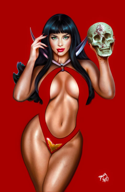 VAMPIRELLA WINTER SPECIAL 2026 #1 - BRUNA SALES COVER B VIRGIN VARIANT