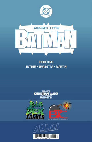 ABSOLUTE BATMAN #20 - CHRISTIAN WARD TRADE VARIANT LTD 3000 (PRE-ORDER)
