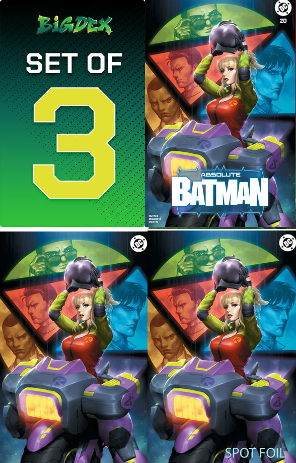 ABSOLUTE BATMAN #20 - KENDRICK "KUNKKA" LIM TRADE/VIRGIN/SPOT FOIL BUNLDE SET (PRE-ORDER)