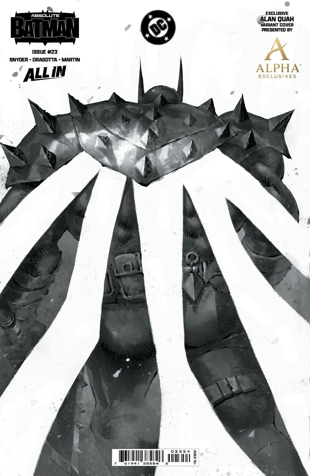 Absolute Batman #23 – Alan Quah Exclusive (wraparound) Variants (PRE-ORDER)