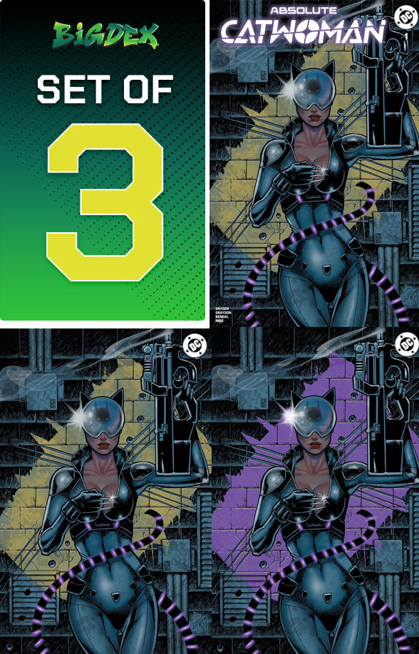 Absolute Catwoman #1 JIM BALENT Exclusive Set of 3