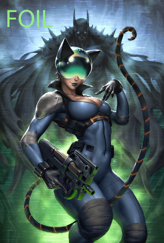 ABSOLUTE CATWOMAN #1 - KENDRICK LIM GREEN SPOT FOIL VARIANT LTD 1000 (PRE-ORDER)