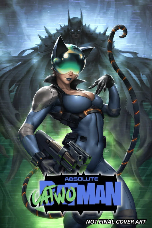 ABSOLUTE CATWOMAN #1 - KENDRICK LIM TRADE/VIRGIN/PINK SPOT FOIL/GREEN SPOT FOIL BUNDLE SET (PRE-ORDER)