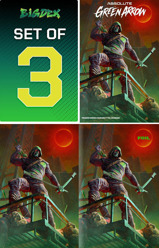 ABSOLUTE GREEN ARROW #1 - BJORN BARENDS TRADE/VIRGIN/FOIL BUNDLE SET (PRE-ORDER)