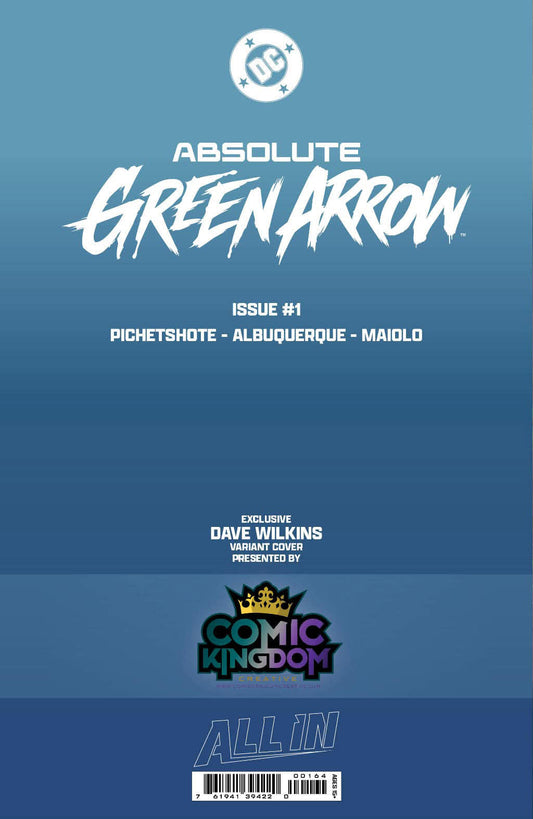 ABSOLUTE GREEN ARROW #1 - DAVE WILKINS TRADE VARIANT LTD 3000 (PRE-ORDER)