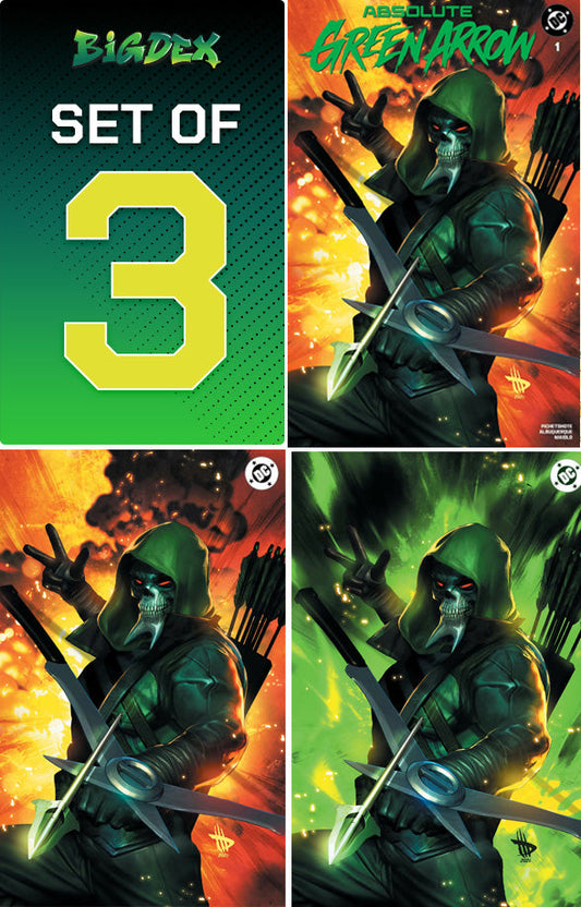 ABSOLUTE GREEN ARROW #1 - DAVE WILKINS TRADE/VIRGIN/FOIL BUNDLE SET (PRE-ORDER)