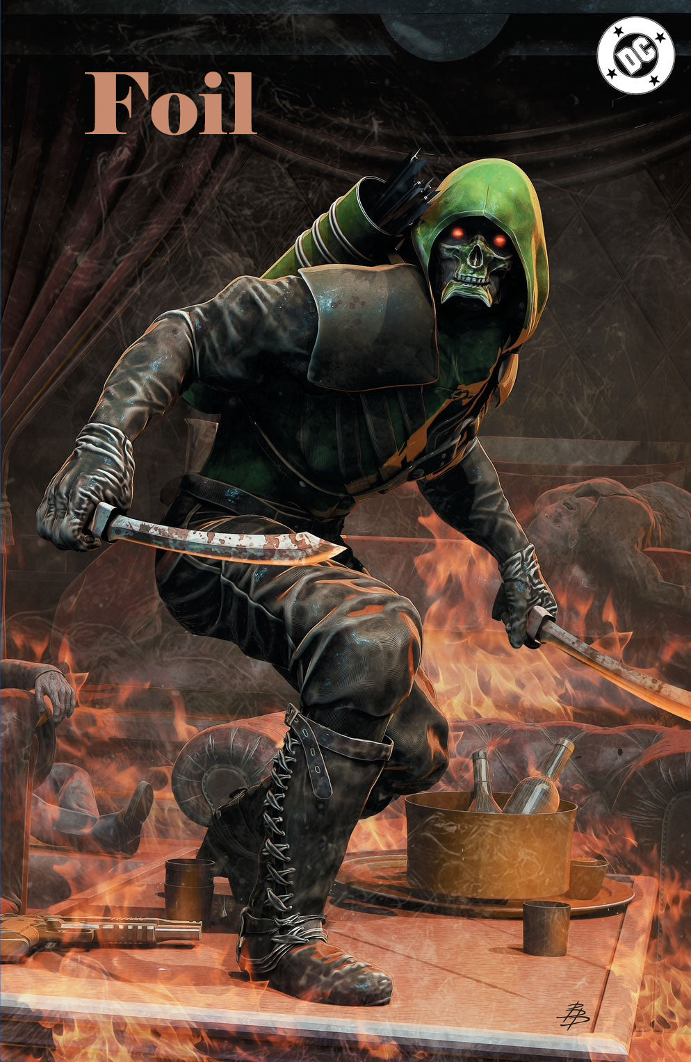 Absolute Green Arrow #2 BJORN BARENDS HeroesCon Exclusive Foil Virgin Variant
