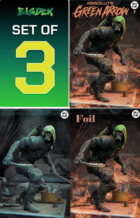 Absolute Green Arrow #2 BJORN BARENDS HeroesCon Exclusive - Set of 3