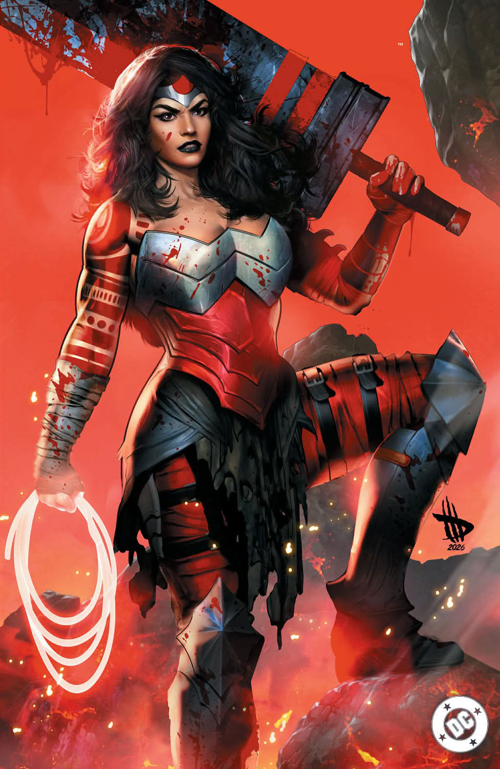Absolute Wonder Woman #20 Dave Wilkins Full Set Trade/Virgin/War Paint Virgin