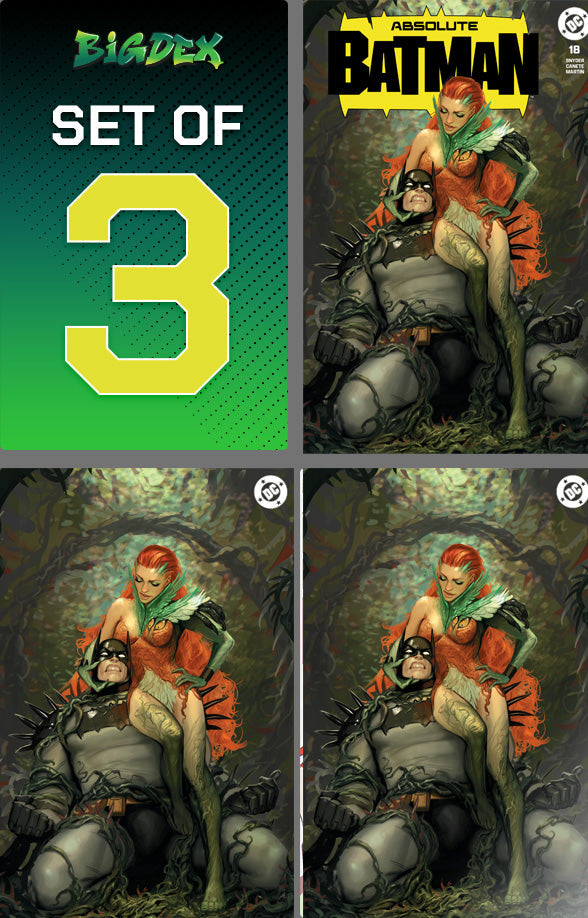 ABSOLUTE BATMAN #18 - STJEPAN SEJIC TRADE, VIRGIN & FOIL VARIANT BUNDLE SET